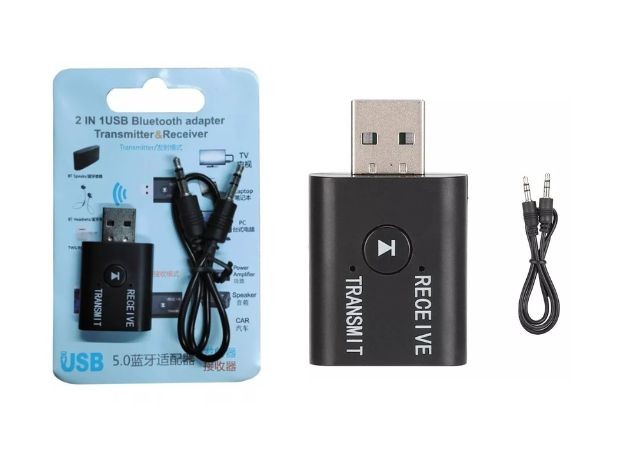 &ua RECEPTOR Y EMISOR BLUETOOTH USB AUTOMOVIL O EQUIPO (7361)